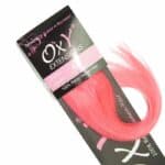 Estensione per capelli rosa Oxy Extensions, confezione da 100% capelli umani, ideale per aggiungere lunghezza e volume, perfetta per acconciature colorate e alla moda.
